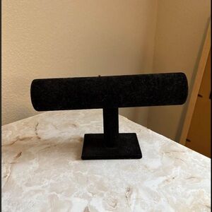 Black Velvet Jewelry Display Stand